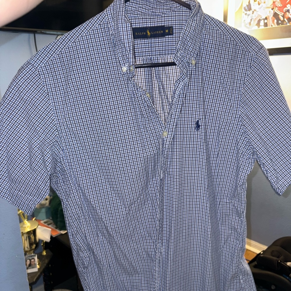 Ralph Lauren Blue Casual Button Down Shirt